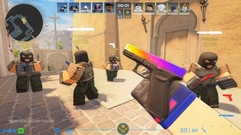 Best BloxStrike settings menu screenshot